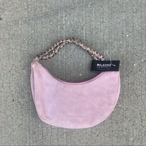 - Vtg Wilson’s suede saddle bag